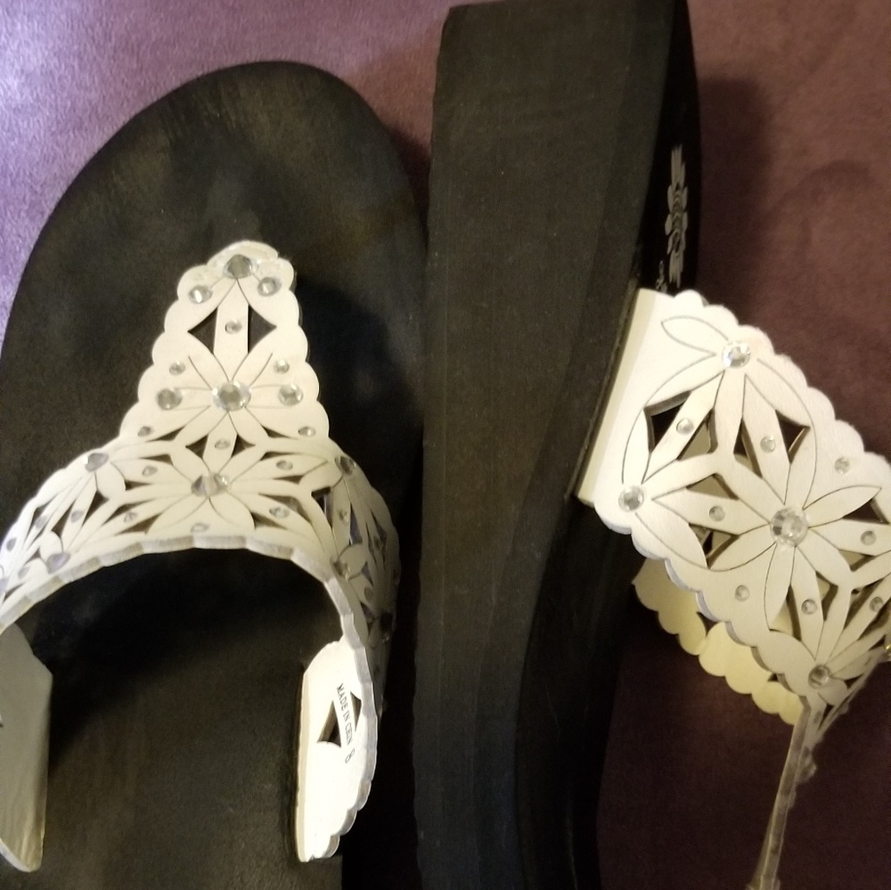 Yellow Box Flip Flops
